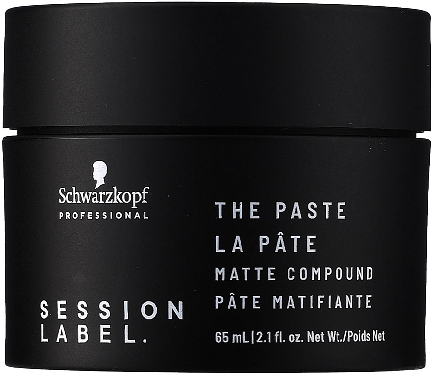 Matte Stylingpaste - Schwarzkopf Professional Session Label The Paste Matte Compound — Bild N1