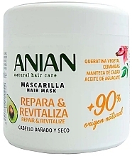 Haarmaske - Anian Natural Repair & Revitalize Hair Mask — Bild N2