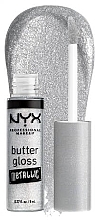 Feuchthaltender Lipgloss  - NYX Professional Makeup Butter Gloss Metallic  — Bild N1