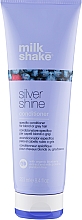 Düfte, Parfümerie und Kosmetik Conditioner für gebleichtes und graues Haar mit Bio-Blaubeere und Milchproteinen - Milk Shake Silver Shine Conditioner