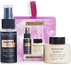 Düfte, Parfümerie und Kosmetik Makeup Revolution Mini Matte Heroes Gift Set - Gesichtspflegeset 2 St.