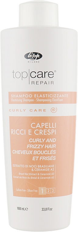 Shampoo für lockiges und widerspenstiges Haar - Lisap Milano Curly Care Elasticising Shampoo — Bild N3