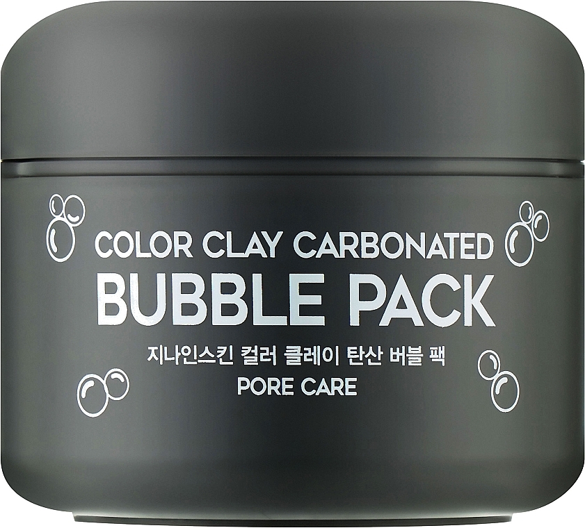 Bläschenmaske gegen Mitesser mit schwarzer Tonerde, Aktivkohle und kohlensäurehaltigem Mineralwasser für fettige und Aknehaut - G9Skin Color Clay Carbonated Bubble Pack — Bild N1