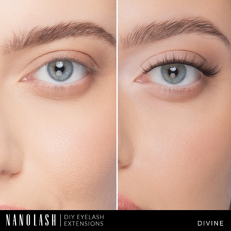 Künstliche Wimpern - Nanolash Diy Eyelash Extensions Divine — Bild N3