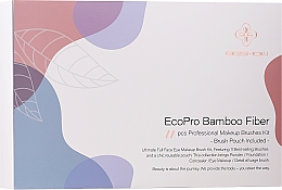Make-up Pinselset 11-tlg. - Eigshow Beauty Eco Pro Bamboo Fiber Ice Blue — Bild N3