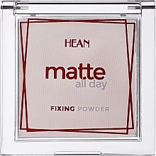 Düfte, Parfümerie und Kosmetik Mattierendes Gesichtspuder - Hean Matte All Day Fixing Powder