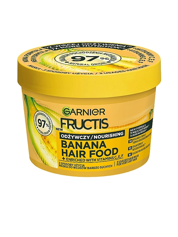 Pflegende Haarmaske mit Banane - Garnier Fructis Banana Hair Food Mask — Bild N3