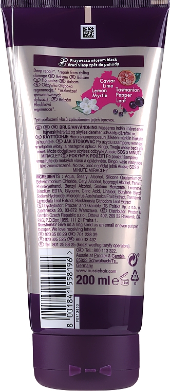 Conditioner für strapaziertes mit australischen Superfrüchten - Aussie SOS Kiss of Life Hair Conditioner — Bild N8