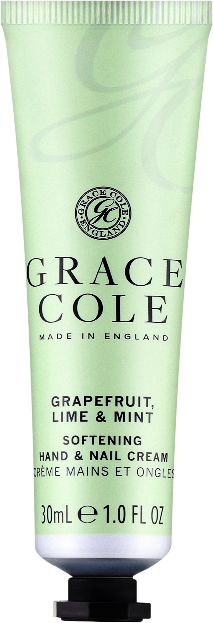 Handcreme mit Grapefruit-, Limetten- und Minzgeschmack - Grace Cole Boutique Softening Hand & Nail Cream Grapefruit Lime & Mint (Mini) — Bild 30 ml