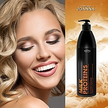 Shampoo für trockenes und strapaziertes Haar mit Milchproteinen und Kokosduft - Joanna Professional Hairdressing Shampoo — Bild N4