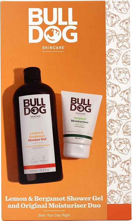 Set - Bulldog Skincare Original Lemon & Bergamot (sh/gel/500ml + f/cream/150ml) — Bild N1