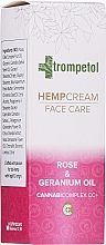 Feuchtigkeitsspendende Gesichtscreme mit Rosen- und Geranienöl - Trompetol Hempcream Face Care — Bild N2