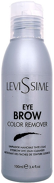 Augenbrauen-Reinigungsmittel zum sanften Entfernen von Farbresten nach der Coloration - LeviSsime Eye Brow Color Remover — Bild N1