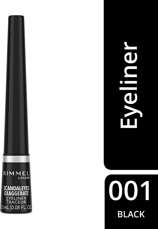 Eyeliner - Rimmel Exaggerate Liquid Eyeliner — Bild N2