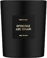 Düfte, Parfümerie und Kosmetik Poetry Home Invisible Abu Dhabi - Duftkerze