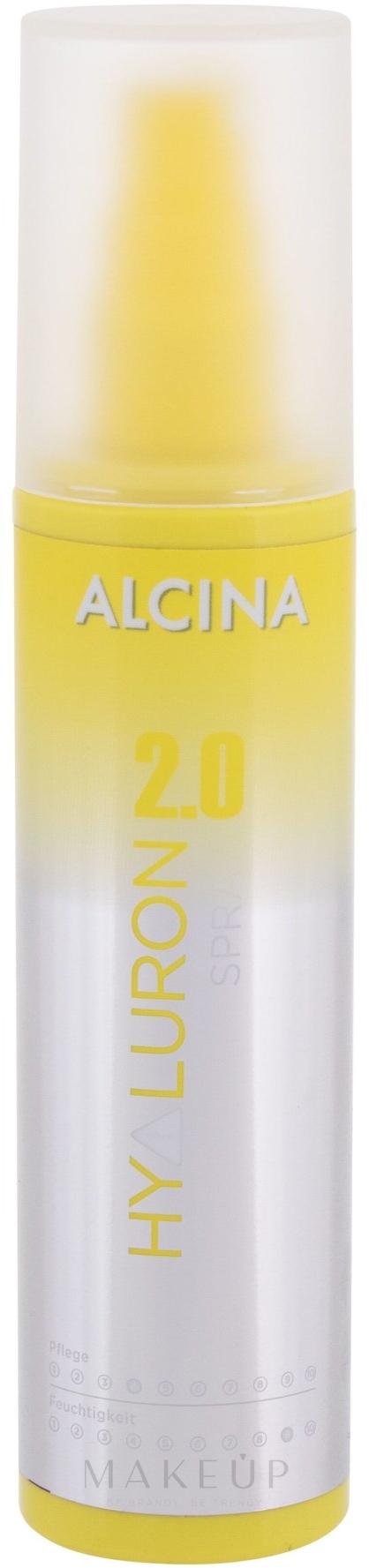 Haarspray mit Hyaluronsäure und Kaktusfeigenextrakt für trockenes und sprödes Haar - Alcina Hyaluron 2.0 Spray — Bild 125 ml
