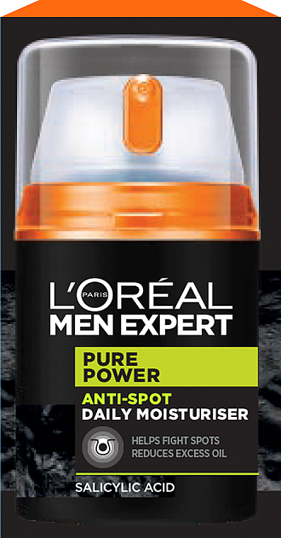 Feuchtigkeitscreme für das Gesicht gegen Hautunreinheiten - L'Oreal Paris Men Expert Pure Power Anti-Imperfection Moisturiser — Bild N2