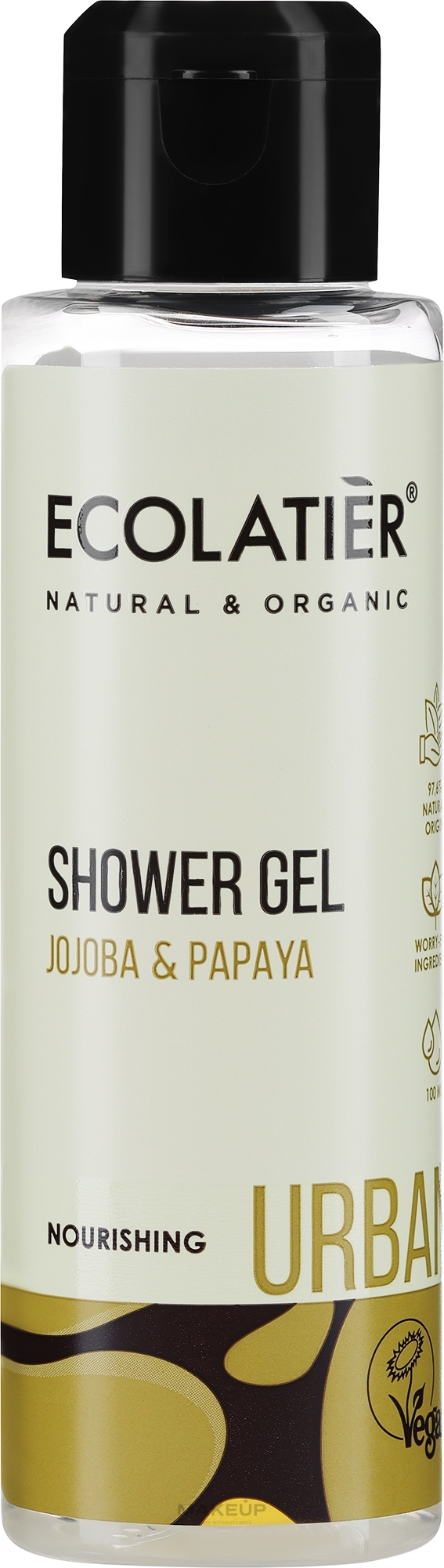 Nährendes Duschgel mit Jojoba und Papaya - Ecolatier Urban Shower Gel — Bild 100 ml