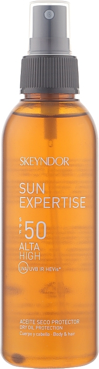 Sonnenschutz-Trockenöl für Gesicht und Körper SPF50 - Skeyndor Sun Expertise Dry Oil Protection — Bild N1