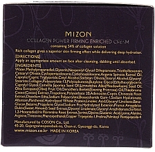 Straffende Gesichtscreme mit Kollagen - Mizon Collagen Power Firming Enriched Cream — Foto N3