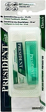 Düfte, Parfümerie und Kosmetik Zahnpflegeset für Reisen - PresiDENT (Zahnbürste 1 St. + Zahnpasta 25 ml)