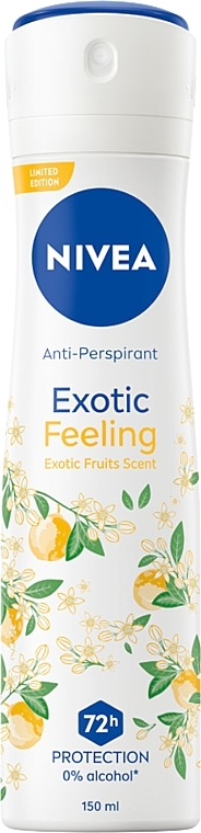 Deospray Antitranspirant - NIVEA Anti-Perspirant Pure Energy Exotic Fruits Limited Edition  — Bild N1