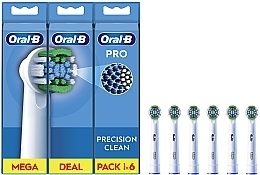 Austauschbare Zahnbürstenköpfe für elektrische Zahnbürste EB20 - Oral-B Precision Clean EB20 — Bild N2