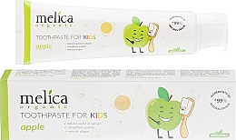 Düfte, Parfümerie und Kosmetik Kinder-Zahnpasta Apfel - Melica Organic Toothpaste For Kids Apple