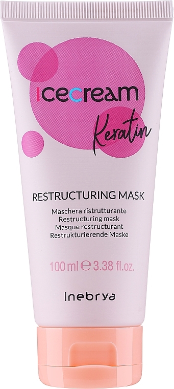 Restrukturierendes Shampoo mit Keratin - Inebrya Ice Cream Keratin Restructuring Shampoo  — Bild N1