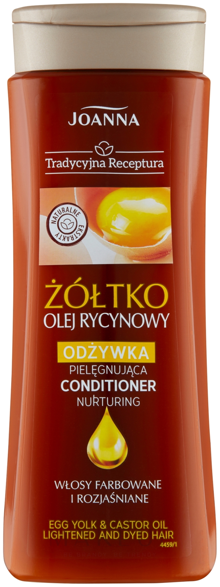 Haarspülung - Joanna Egg Yolk & Castar Oil Conditioner — Bild 300 ml