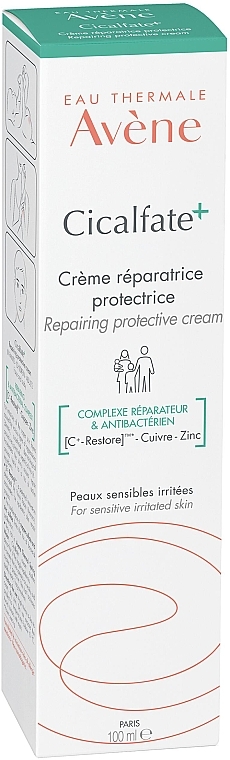 Akut Pflegecreme mit Kupfer- und Zinksulfat für trockene und irritiere Haut - Avene Cicalfate Repairing Protective Cream — Bild N3