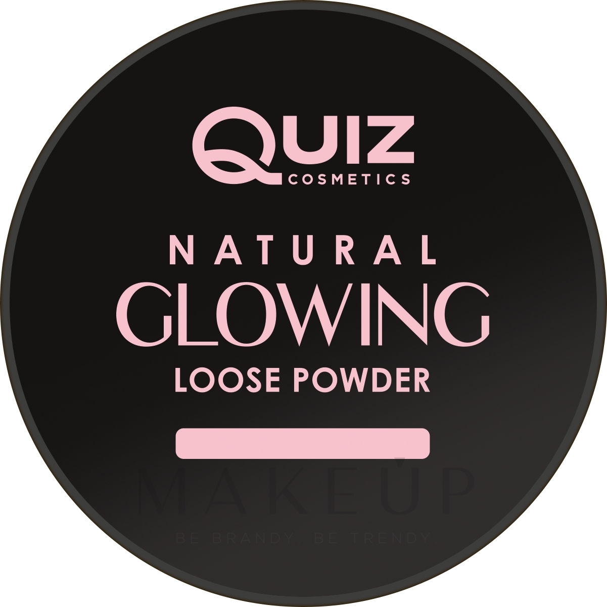 Gesichtspuder - Quiz Cosmetics Natural Glowing Loose Powder — Bild 5 g