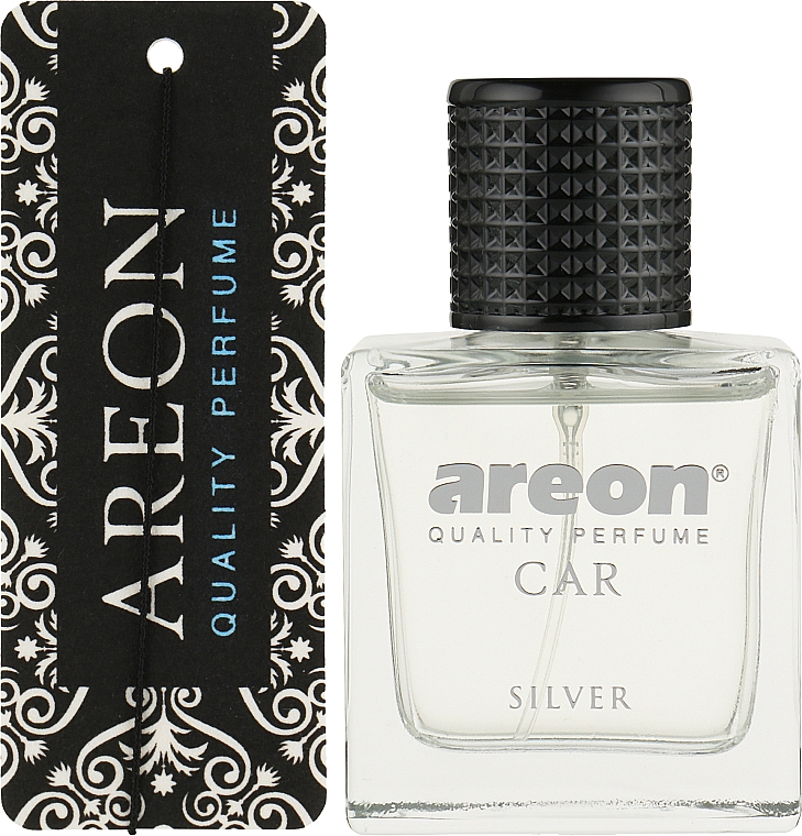 Areon Luxury Car Perfume Long Lasting Air Freshener Silver - Autoparfüm