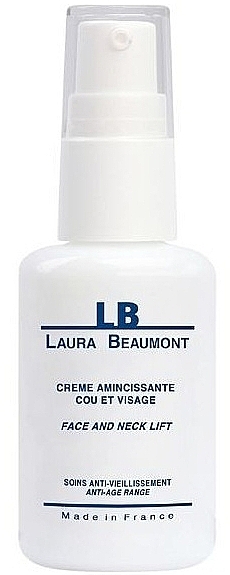 Straffende und stärkende Creme für Gesicht und Hals mit Lifting-Effekt - Laura Beaumont Face and Neck Slimming Cream