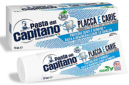 Düfte, Parfümerie und Kosmetik Zahnpasta gegen Karies und Plaque - Pasta Del Capitano Plaque & Cavities