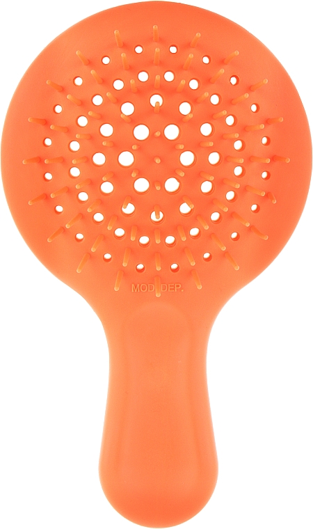 Haarbürste orange - Janeke Superbrush Mini Silicon Line — Bild N2