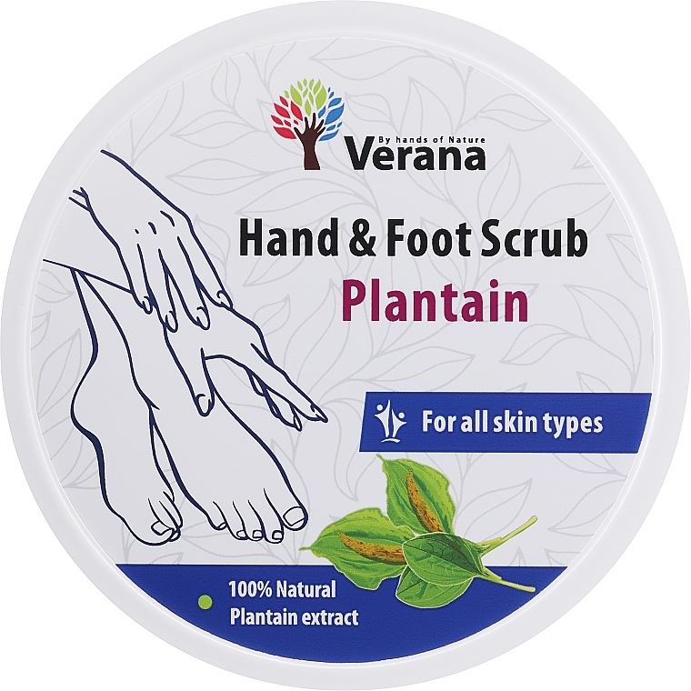 Hand- und Fußpeeling - Verana Hand & Foot Scrub Plantain — Bild N1