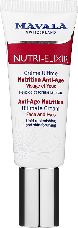 Creme-Booster für Gesicht und Augenpartie mit Leinöl - Mavala Nutri-Elixir Anti-AgeNutrition Ultimate Cream — Bild N1