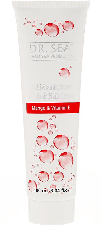 Hand- und Nagelcreme mit Mangobutter und Vitamin E - Dr. Sea Hands & Nails Cream — Bild N1