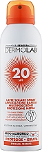 Düfte, Parfümerie und Kosmetik Wasserfestes Sonnenschutzmilch-Spray LSF20 - Deborah Dermolab Sun Milk Spray SPF20