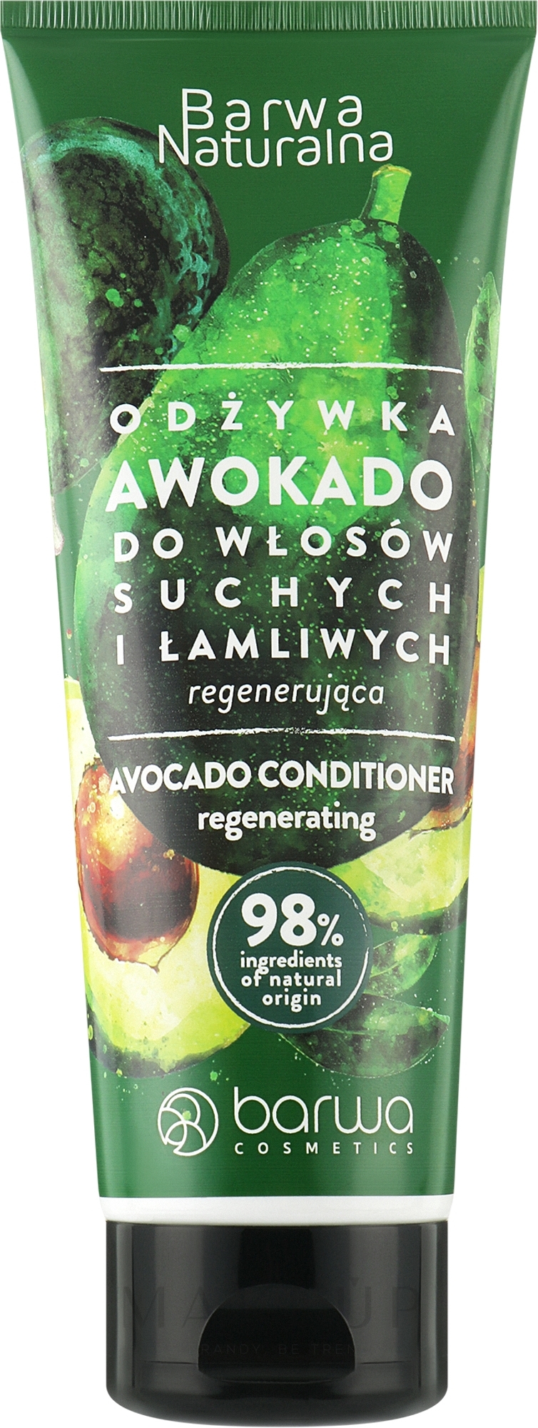 Revitalisierender Conditioner mit Avocado - Barwa Natural Avocado Conditioner — Bild 200 ml