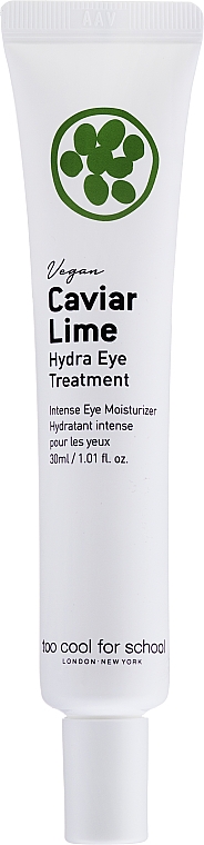 Feuchtigkeitsspendende Augencreme mit Limetten-Kaviar-Extrakt - Too Cool For School Caviar Lime Hydra Eye Treatment — Bild N1