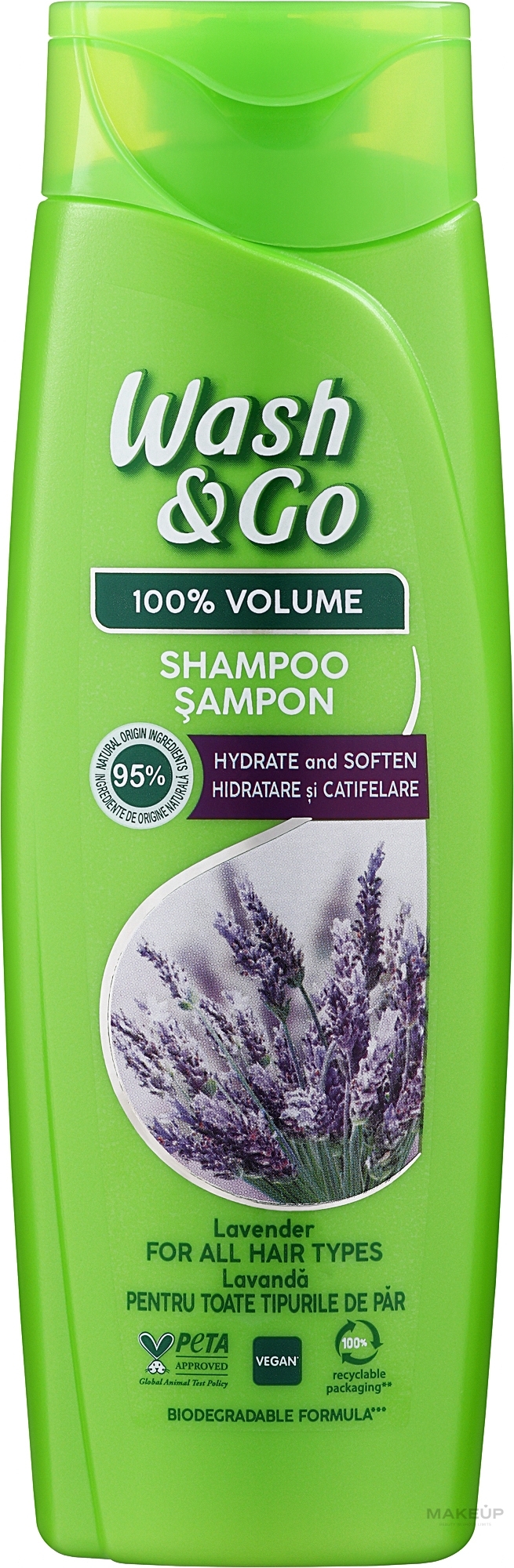 Shampoo mit Lavendelextrakt - Wash&Go  — Bild 180 ml