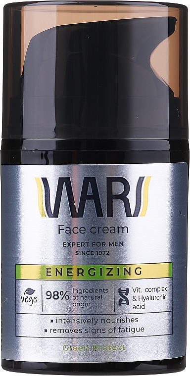 Energetisierende und nährende Gesichtscreme mit Vitaminen und Mineralen - Wars Expert For Men — Bild N1