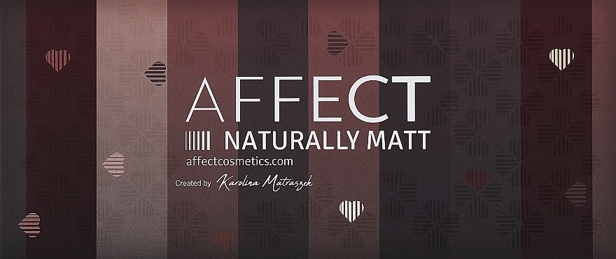 Lidschattenpalette - Affect Cosmetics Naturally Matt Eyeshadow Palette — Bild N2