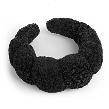 Haarreif schwarz - MAKEUP Spa Headband Face Washing Black — Bild N2