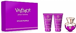 Düfte, Parfümerie und Kosmetik Versace Dylan Purple Body Lotion - Duftset (Eau de Parfum 50ml + Duschgel 50ml + Körperlotion 50ml) 