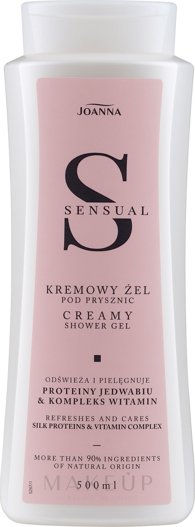 Creme-Duschgel mit Seidenprotein - Joanna Sensual Shower Gel — Bild 500 ml