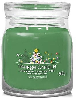 Duftkerze im Glas Shimmering Christmas Tree Zwei Dochte - Yankee Candle Singnature — Bild N2