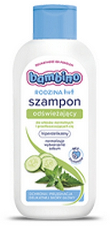 Erfrischendes Shampoo für normales bis fettiges Haar - Bambino Family Refreshing Shampoo — Bild N1